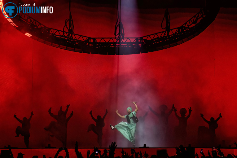 Diljit Dosanjh op Diljit Dosanjh - 07/09 - Ziggo Dome foto