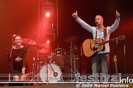 Milow op Appelpop 2009 foto