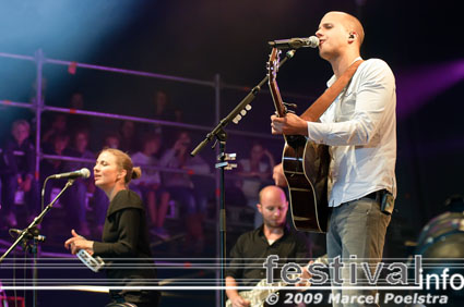 Milow op Appelpop 2009 foto