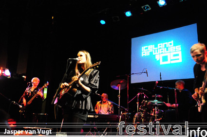 Nina Kinert op Iceland Airwaves 2009 foto