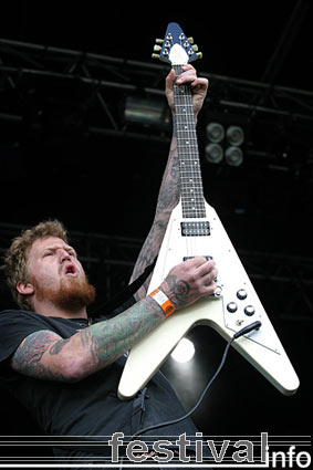 Mastodon op Waldrock 2005 foto