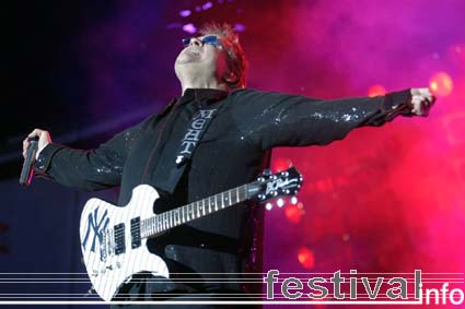 Meat Loaf op Arrow Rock 2005 foto