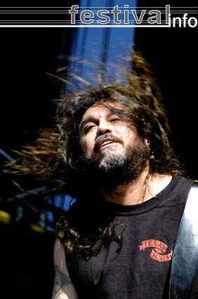 Slayer op Fields of Rock 2005 foto