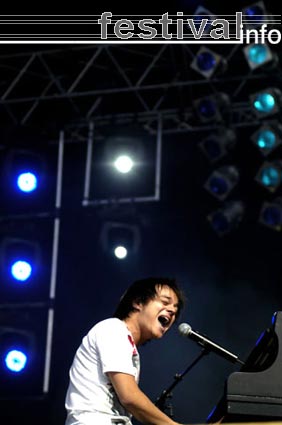 Jamie Cullum op Rockin' Park 2005 foto