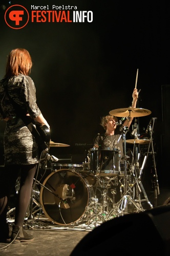 Blood Red Shoes op Lowlands LLaunch foto