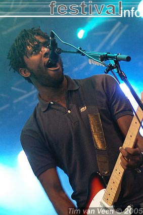 Bloc Party op Roskilde 2005 foto