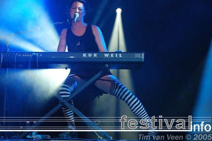 The Dresden Dolls op Roskilde 2005 foto