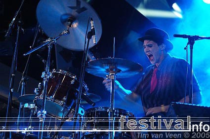 The Dresden Dolls op Roskilde 2005 foto