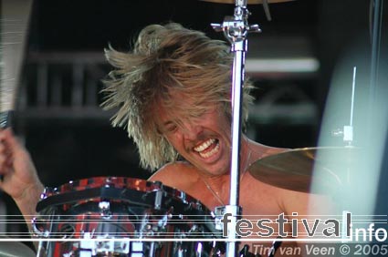 Foo Fighters op Roskilde 2005 foto