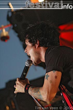 Green Day op Roskilde 2005 foto
