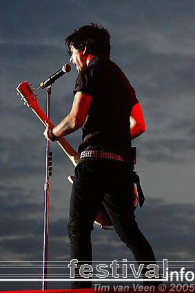 Green Day op Roskilde 2005 foto