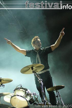 Green Day op Roskilde 2005 foto