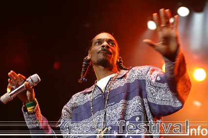 Snoop Dogg op Rock Werchter 2005 foto
