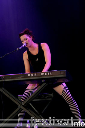 The Dresden Dolls op Rock Werchter 2005 foto