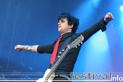 Green Day op Rock Werchter 2005 foto
