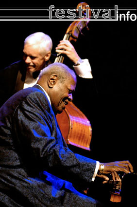 Oscar Peterson op North Sea Jazz 2005 foto
