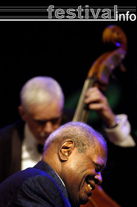 Oscar Peterson op North Sea Jazz 2005 foto