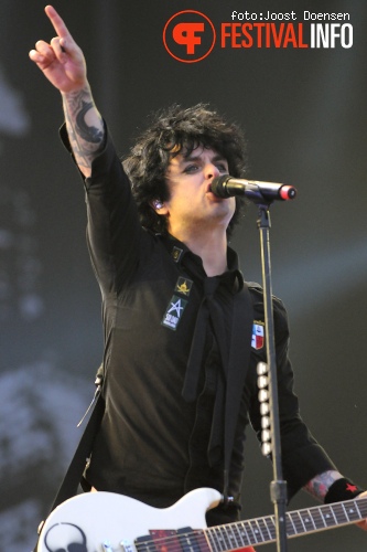 Green Day op Pinkpop 2010 foto