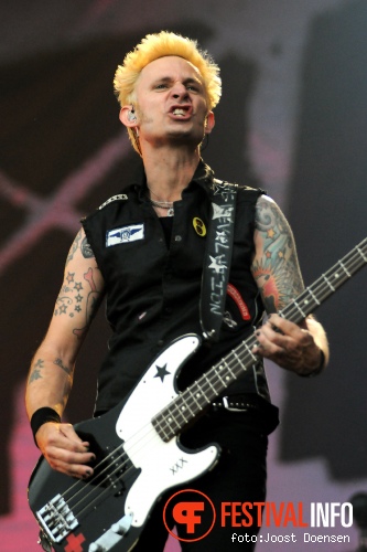 Green Day op Pinkpop 2010 foto