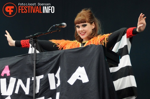 Kate Nash op Pinkpop 2010 foto