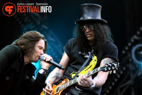 Slash op Pinkpop 2010 foto