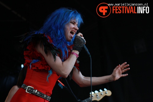 Juliette Lewis op Parkpop 2010 foto