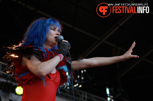 Juliette Lewis op Parkpop 2010 foto