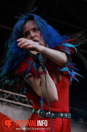 Juliette Lewis op Parkpop 2010 foto