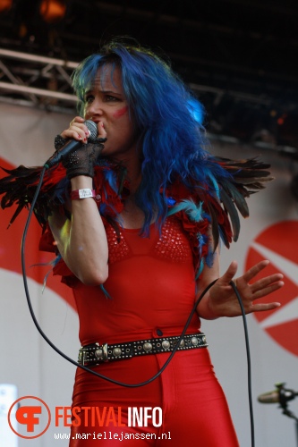 Juliette Lewis op Parkpop 2010 foto