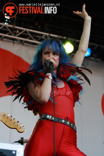 Juliette Lewis op Parkpop 2010 foto