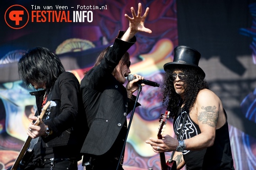 Slash op Graspop 2010 foto