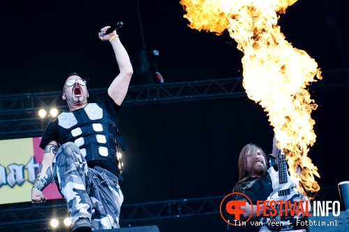 Sabaton op Graspop 2010 foto