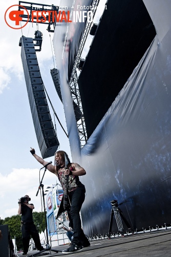 Bullet For My Valentine op Graspop 2010 foto