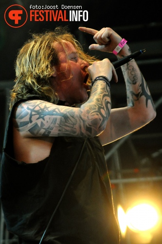 Fear Factory op Fortarock 2010 foto