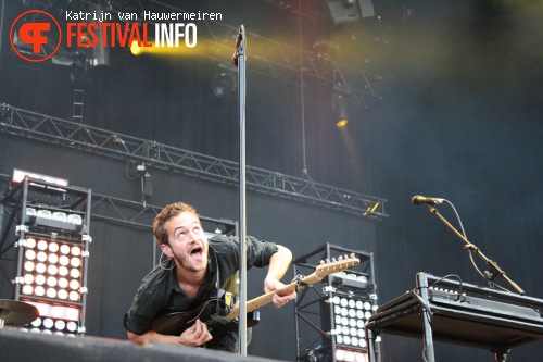 Editors op Rock Werchter 2010 foto