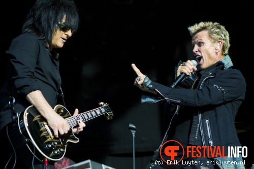 Billy Idol op Bospop 2010 foto