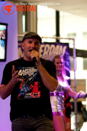 Dean Saunders op The International Amsterdam Tattoo Convention 2011 foto