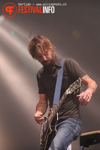 Band Of Horses op Pinkpop 2011 foto