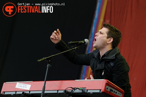 Scouting For Girls op Pinkpop 2011 foto