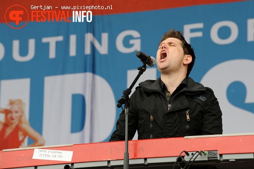 Scouting For Girls op Pinkpop 2011 foto