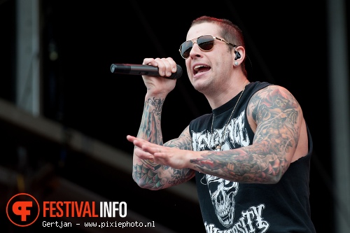 Avenged Sevenfold op Pinkpop 2011 foto