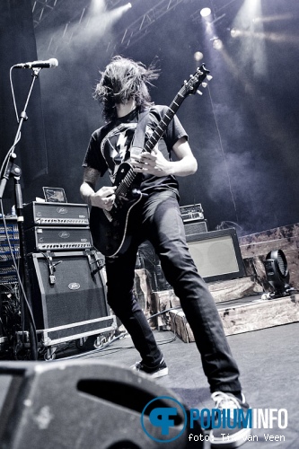 As I Lay Dying op Amon Amarth / As I Lay Dying - 26/10 - Effenaar foto