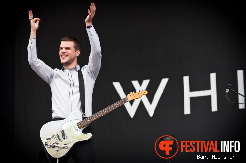 White Lies op Rock Werchter 2011 foto