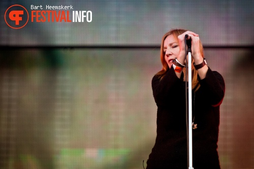 Portishead op Rock Werchter 2011 foto