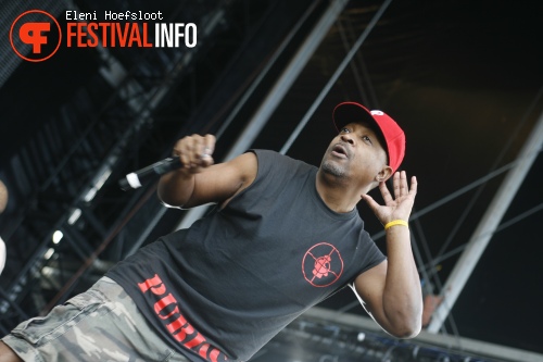 Public Enemy op Dour Festival 2011 foto