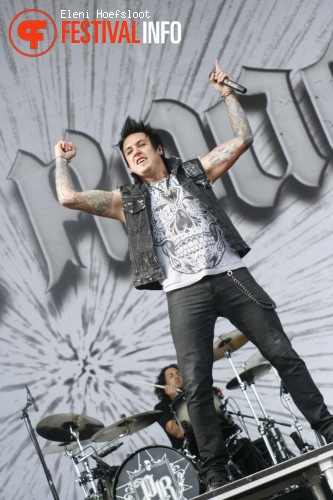 Papa Roach op Dour Festival 2011 foto