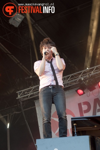 Jamie Cullum op Parkpop 2011 foto