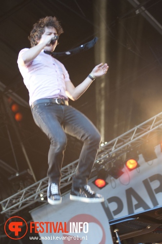 Jamie Cullum op Parkpop 2011 foto