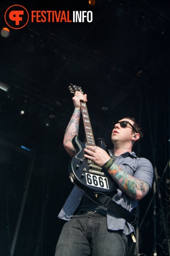 Avenged Sevenfold op Graspop Metal Meeting 2011 foto