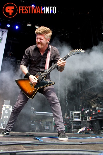 Mastodon op Graspop Metal Meeting 2011 foto